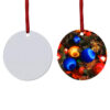 Tunosub Sublimation Wholesale Blanks Clear Xmas Tree Hanging Pendant