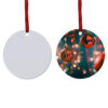 Tunosub Sublimation Wholesale Blanks Clear Xmas Tree Hanging Pendant