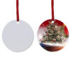 Tunosub Sublimation Wholesale Blanks Clear Xmas Tree Hanging Pendant