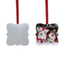 Tunosub Sublimation Wholesale Blanks Clear Xmas Tree Hanging Pendant