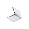 Quadrado dobrável compacto maquiagem em branco bolso espelho senhoras viajar mini sublimação de metal portátil