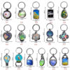 Sublimation Blank Beer Opener Key Chain Zinc Alloy Photo Custom Printing Metal Bottle Opener Keychain