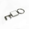 Multi-Functional Metal Keychain Wholesale Sublimation Bottle Opener Keyring Blank for Custom Print