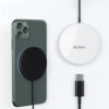 Carregador de telefone sem fio magnético de sublimação com LED