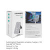 Sublimation Car Magnetic 15w Wireless Charger