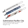 Heat Transfer Pacifier Clip