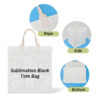 Custom Blank Sublimation Burlap Tote Bags