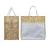 Beige Tote Bags With Front Pocket