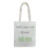 Sublimation Shopping Bag Blank Linen