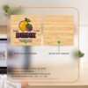 Square Custom Bamboo Sublimation Blanks Coaster