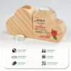 Sublimation Blanks Candelador de corazón de madera para decoración y regalos personalizados