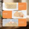 Sublimation Blanks Candelador de corazón de madera para decoración y regalos personalizados