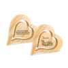 Double Heart Sublimation Blank for Cherished Memories