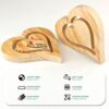 Double Heart Sublimation Blank for Cherished Memories