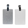 Glitter Leather Luggage Tag
