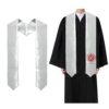 Sublimation Blank Glossy Stoles Graduation White
