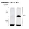 Sublimated blank socks custom