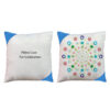 Polyester Color Corner Sublimation Pillow Case